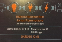 Elektricien Jonas Rammelaere